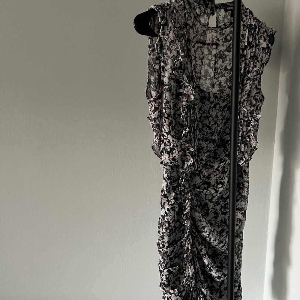 Express Ruched Mini Dress - Picture 5 of 6